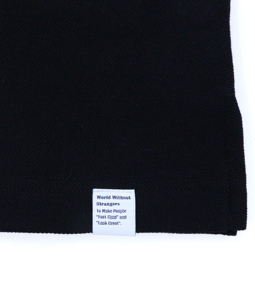 「GIORDANO」 長袖ポロシャツ SMALL ブラック メンズ_画像9