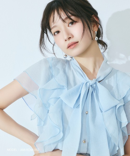 MISCH MASCH（ミッシュマッシュ） ブラウス シャツ 半袖 2026春夏新作
