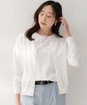 カーディガン 「9色展開/アンサンブル可」コッ...の詳細画像5