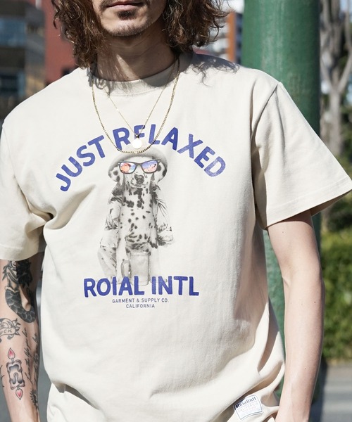 「roial」 半袖Tシャツ X-LARGE ホワイト メンズ_画像4
