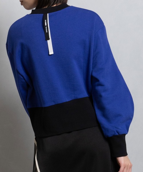 「MARECHAL TERRE」 スウェットカットソー MEDIUM ブルー レディース_画像2