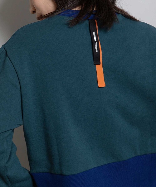 「MARECHAL TERRE」 スウェットカットソー MEDIUM ブルー レディース_画像9
