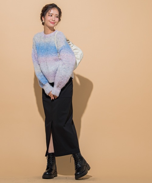 「VICKY」 スカート M ブルー レディース_画像2