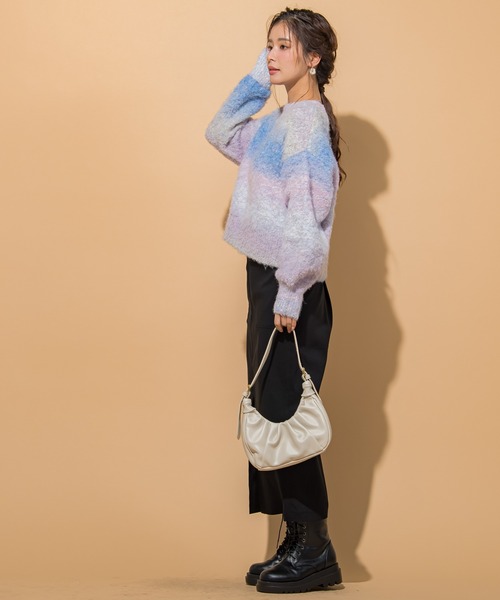 「VICKY」 スカート M ブルー レディース_画像4