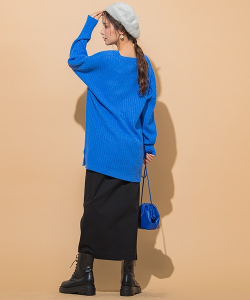 「VICKY」 スカート M ブルー レディース_画像6