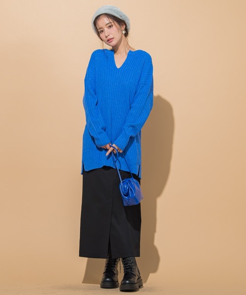 「VICKY」 スカート M ブルー レディース_画像7