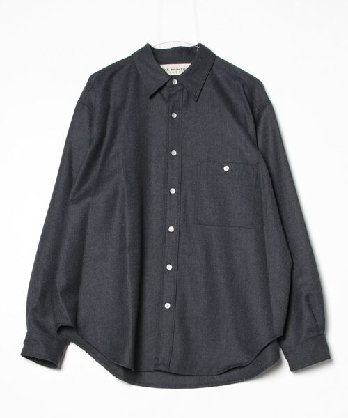 「THE SHINZONE」 長袖シャツ FREE ネイビー レディース_画像4