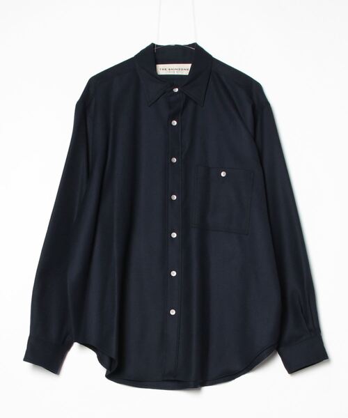 「THE SHINZONE」 長袖シャツ FREE ネイビー レディース_画像5