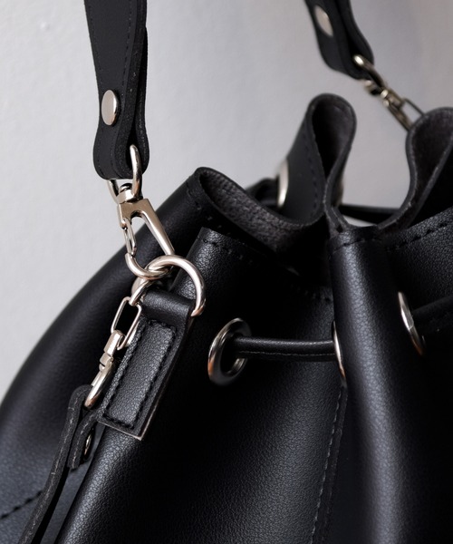 「folka」 2WAYバッグ ONE SIZE ブラック レディース_画像4
