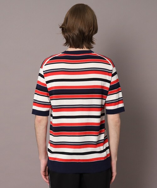 「DRESSTERIOR」 半袖ニット S グリーン メンズ_画像7