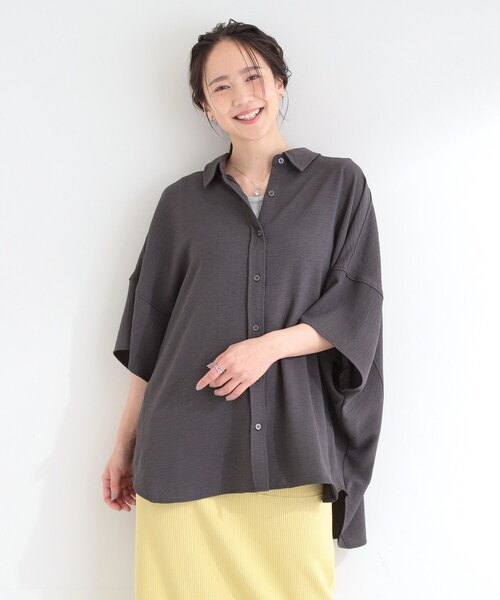SHOO・LA・RUE（シューラルー） ブラウス シャツ 「洗濯後しわになり