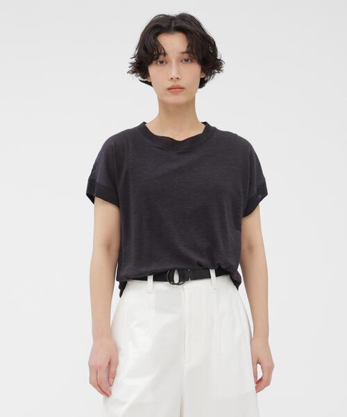 MARGARET HOWELL（マーガレットハウエル） tシャツ LINEN JERSEY TOP