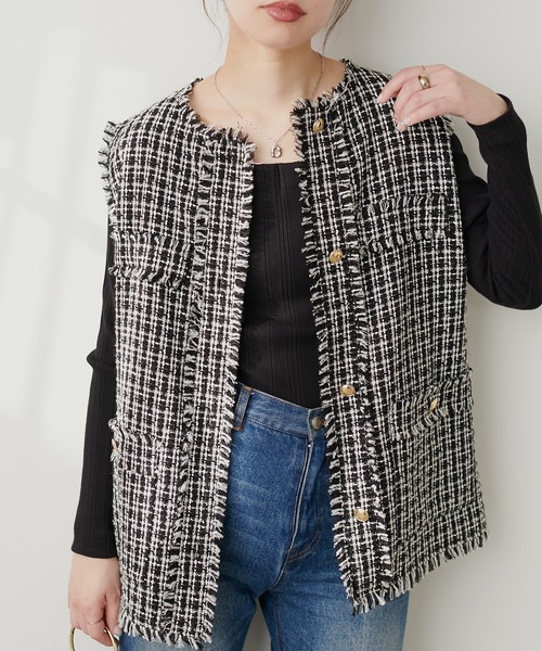 「natural couture」 長袖カットソー FREE ブラック レディース_画像6