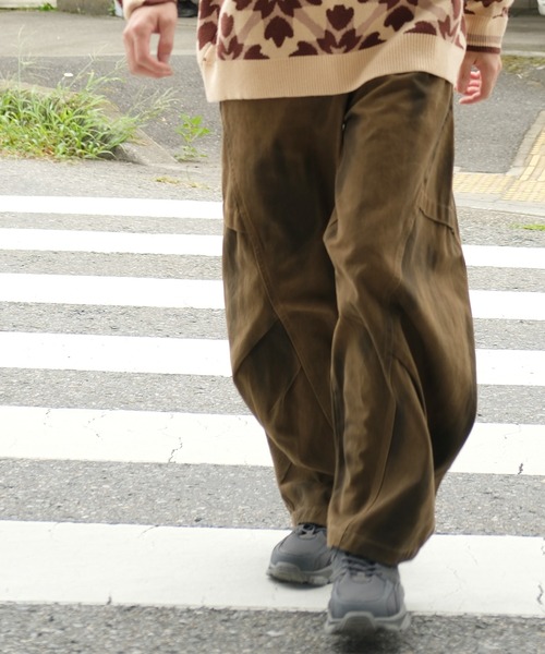 「HOOK」 カーゴパンツ S チョコ メンズ_画像8