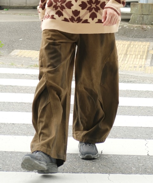 「HOOK」 カーゴパンツ S チョコ メンズ_画像9