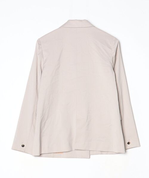 「NATURAL BEAUTY BASIC」 テーラードジャケット SMALL グレイッシュベージュ レディース_画像2