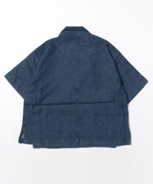 「ARCH & LINE」 「KIDS」半袖シャツ L ブルー キッズ_画像2