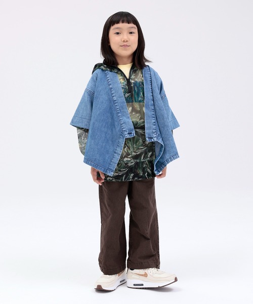 「ARCH & LINE」 「KIDS」半袖シャツ L ブルー キッズ_画像4