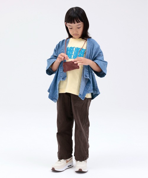 「ARCH & LINE」 「KIDS」半袖シャツ L ブルー キッズ_画像7