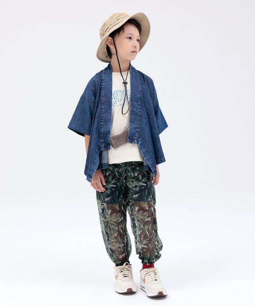 「ARCH & LINE」 「KIDS」半袖シャツ L ブルー キッズ_画像8