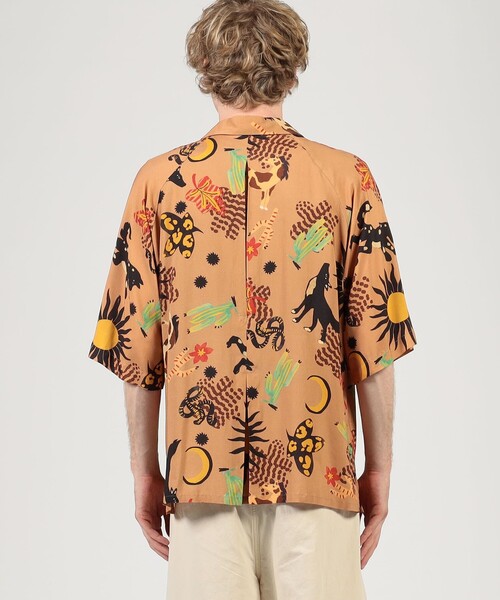 シャツ 「別注」m's braque レーヨンオープンカラー ハーフスリーブシャツ メンズの画像