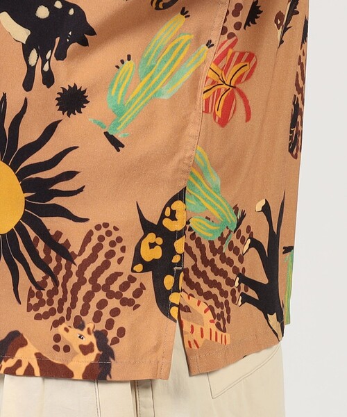 シャツ 「別注」m's braque レーヨンオープンカラー ハーフスリーブシャツ メンズの画像