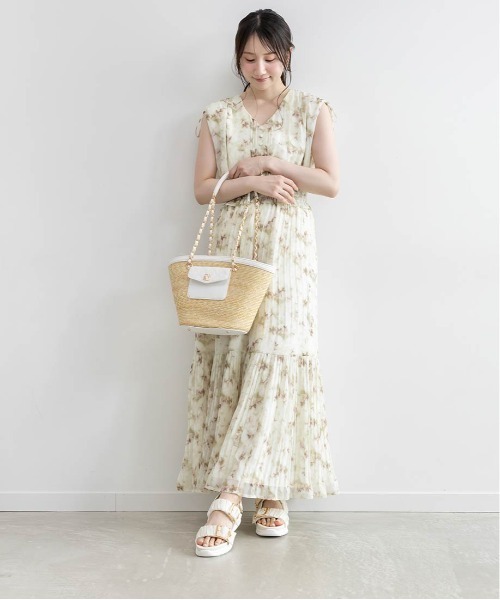 RANDA（ランダ） 厚底 スポーツサンダル サンダル ダブルギャザー