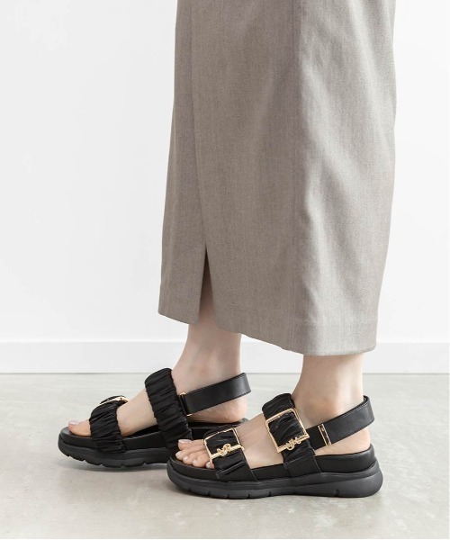RANDA サンダル RANDA（ランダ） 厚底 スポーツサンダル サンダル ダブルギャザー