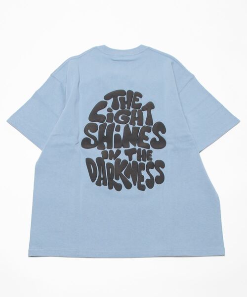 「rehacer」 7分袖Tシャツ LARGE ブルー メンズ_画像3