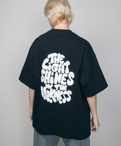「rehacer」 7分袖Tシャツ LARGE ブルー メンズ_画像8