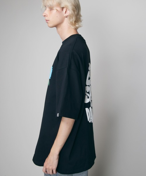 「rehacer」 7分袖Tシャツ LARGE ブルー メンズ_画像9