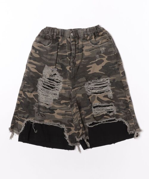 ハーフパンツ パンツ 短パン a.p.o.v. カモフラハードダメージレイヤー ハーフパンツ パンツ 短パン a.p.o.v. カモフラハードダメージレイヤー