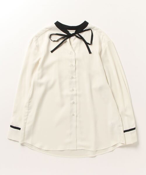 「quaranciel」 長袖ブラウス ONE SIZE オフホワイト レディース_画像2
