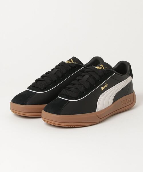 「PUMA」 ローカットスニーカー 25.5cm ブラック×ホワイト レディース_画像4