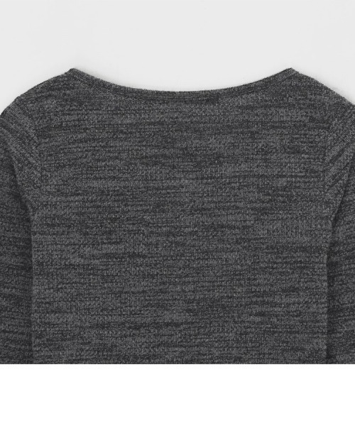 「BLACKUP」 長袖カットソー ONESIZE カーキ レディース_画像7