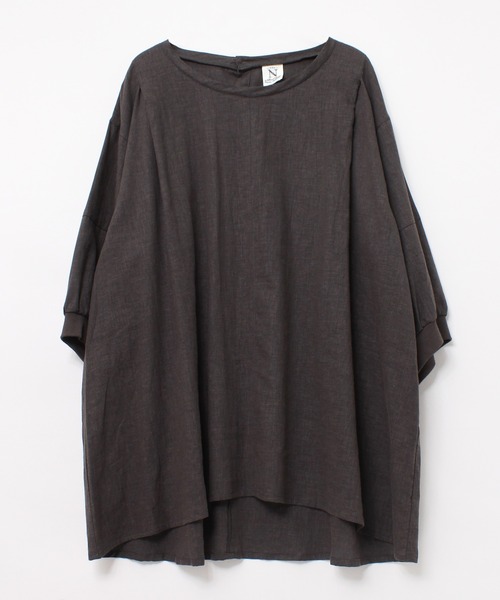 「RNA-N」 7分袖ブラウス MEDIUM ベージュ レディース_画像6