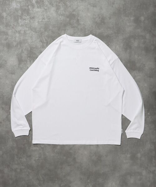 「FFEIN」 長袖Tシャツ X-SMALL アッシュグレー メンズ_画像5
