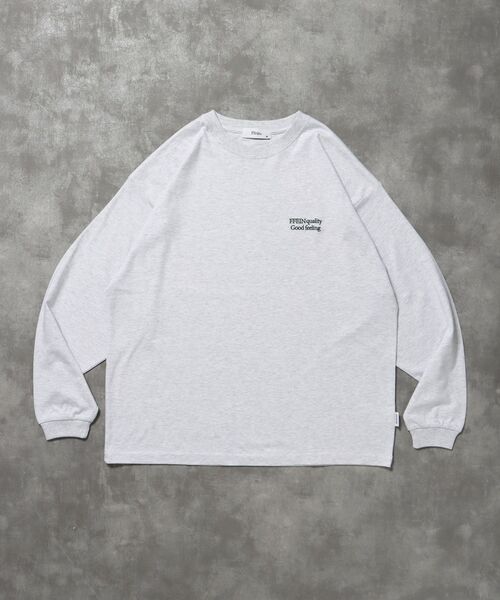 「FFEIN」 長袖Tシャツ X-SMALL アッシュグレー メンズ_画像8