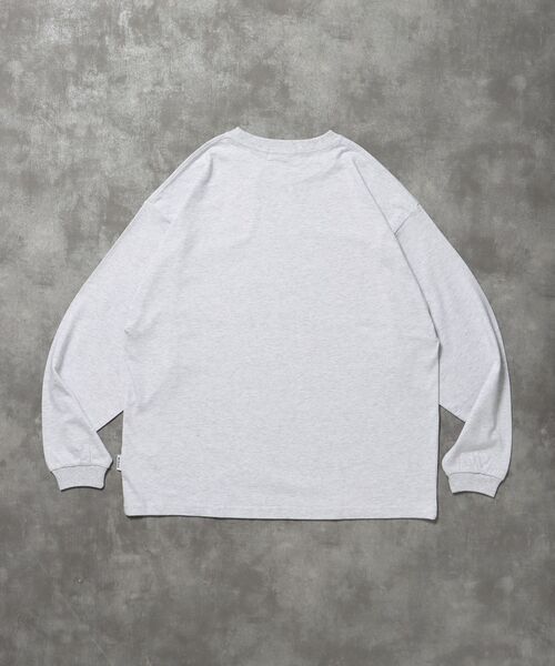 「FFEIN」 長袖Tシャツ X-SMALL アッシュグレー メンズ_画像9