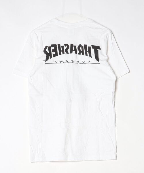 Supreme（シュプリーム） Harold Tee「THRASHERコラボ」 S ホワイト