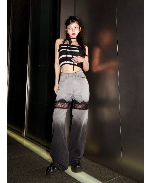 Darich（ダーリッチ） デニムパンツ M ブラック レディース : ZOZOTOWN