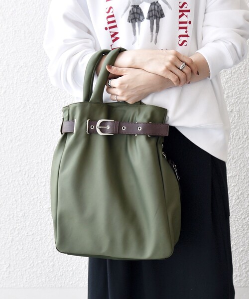 「SHIPS any」 トートバッグ ONE SIZE ブラック レディース_画像9