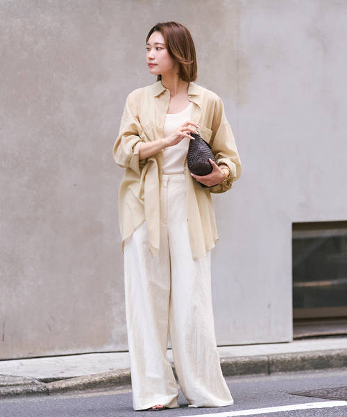 plage（プラージュ） ブラウス シャツ sheer cotton tunic シャツ