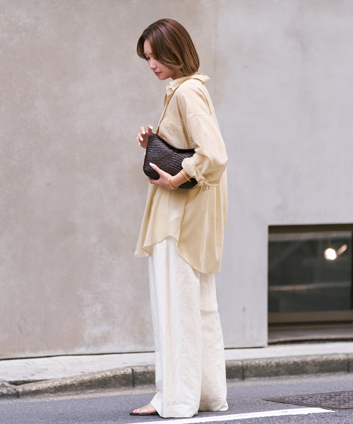 plage（プラージュ） ブラウス シャツ sheer cotton tunic シャツ