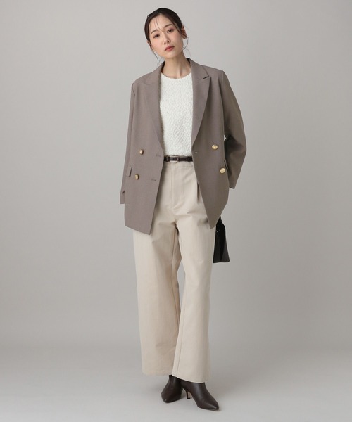 「GLOBAL WORK」 テーラードジャケット SMALL モカ レディース_画像7