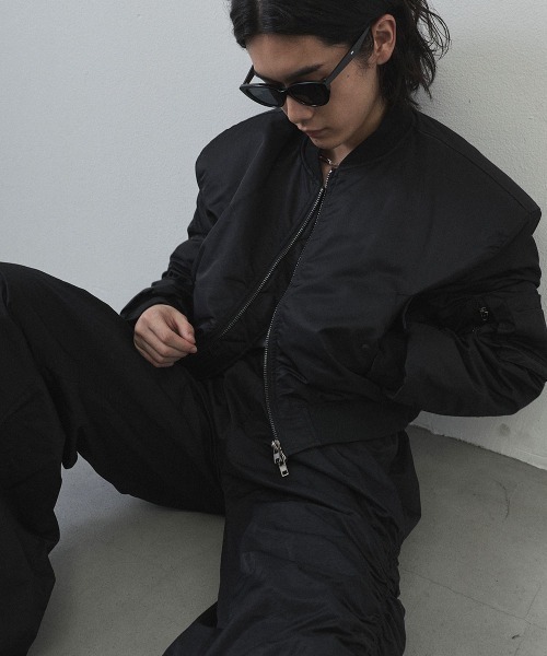 Shoowtime（ショウタイム） ma1 ma-1 Cropped MA-1 Military Jacket
