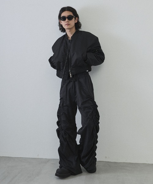 Shoowtime（ショウタイム） ma1 ma-1 Cropped MA-1 Military Jacket