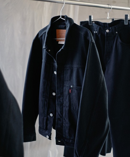 Levi's（リーバイス） デニムジャケット gジャン PREMIUM BLACK TYPE 1