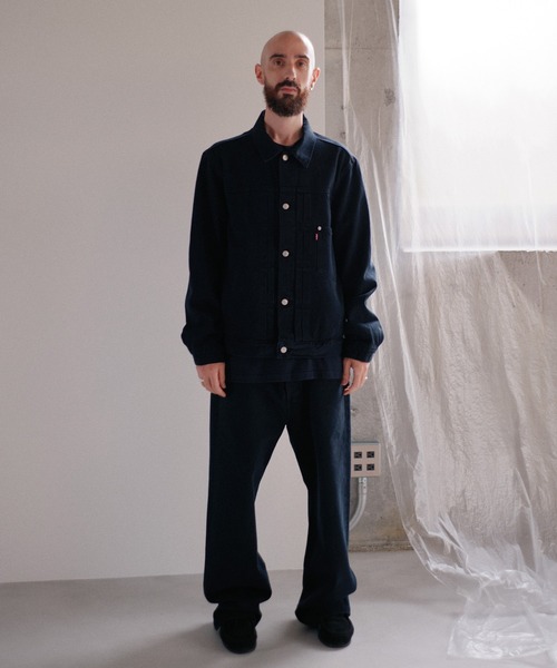 Levi's（リーバイス） デニムジャケット gジャン PREMIUM BLACK TYPE 1