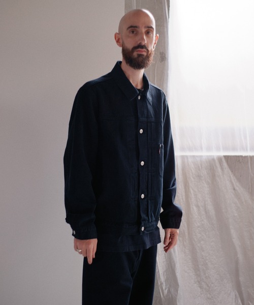 Levi's（リーバイス） デニムジャケット gジャン PREMIUM BLACK TYPE 1